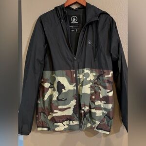 Volcom Water Resistant Wind Breaker Coat Size Small
